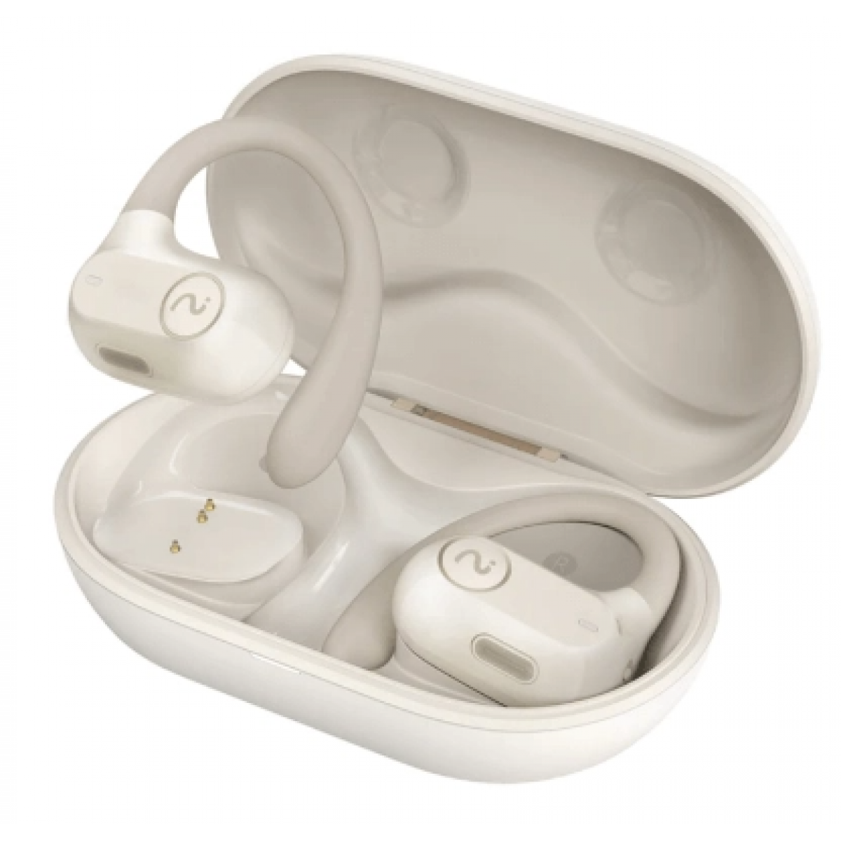 Viaim VM-XF-A02-WHITE Air 開放式即時錄音耳機 (白色)：開放式設計、多功能錄音、語音翻譯